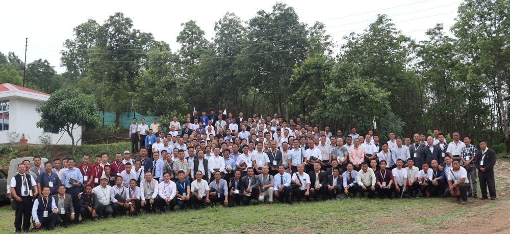 Resource persons with participants of Fathers Retreat.